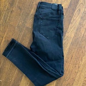 Level 99 black distressed jeans